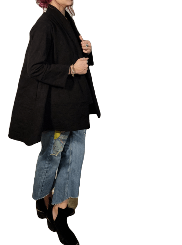 Mo Split Back Caped Jacket - Short- Various Fabrics Apparel