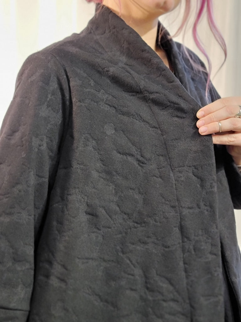 Mo Split Back Caped Jacket - Short- Various Fabrics Apparel