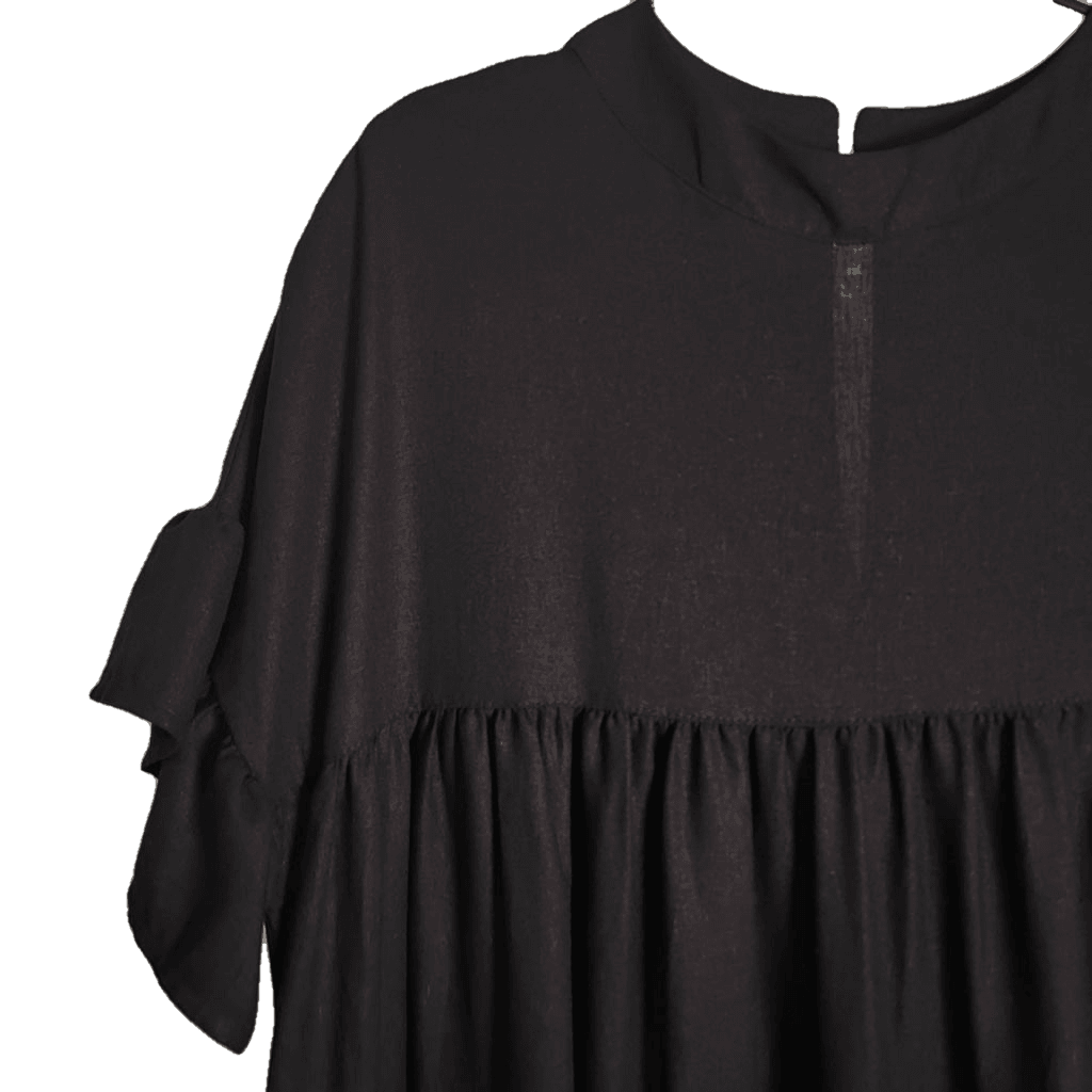 Palomino Dress - Black Linen Apparel & Accessories