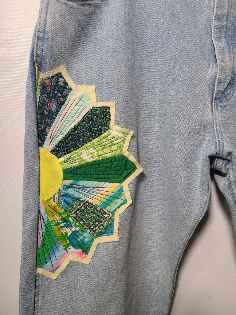 Quilted & Stitched Denim Vintage