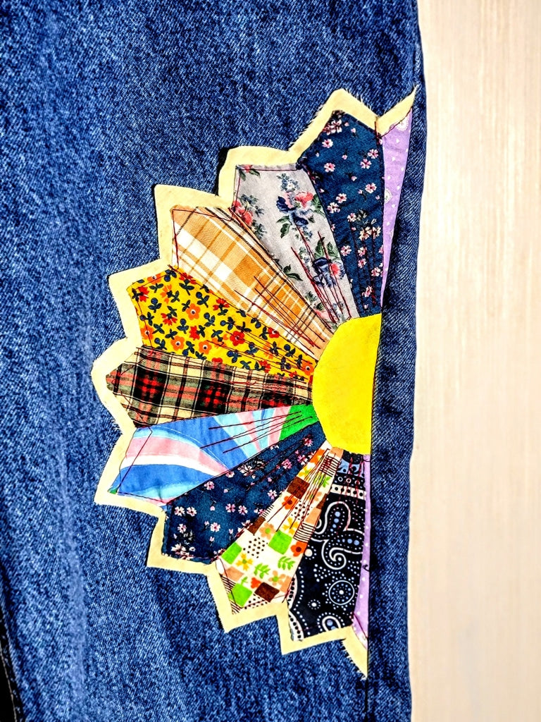 Quilted & Stitched Denim Vintage
