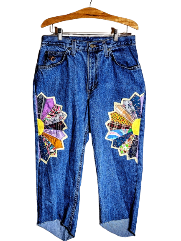 Quilted & Stitched Denim Vintage