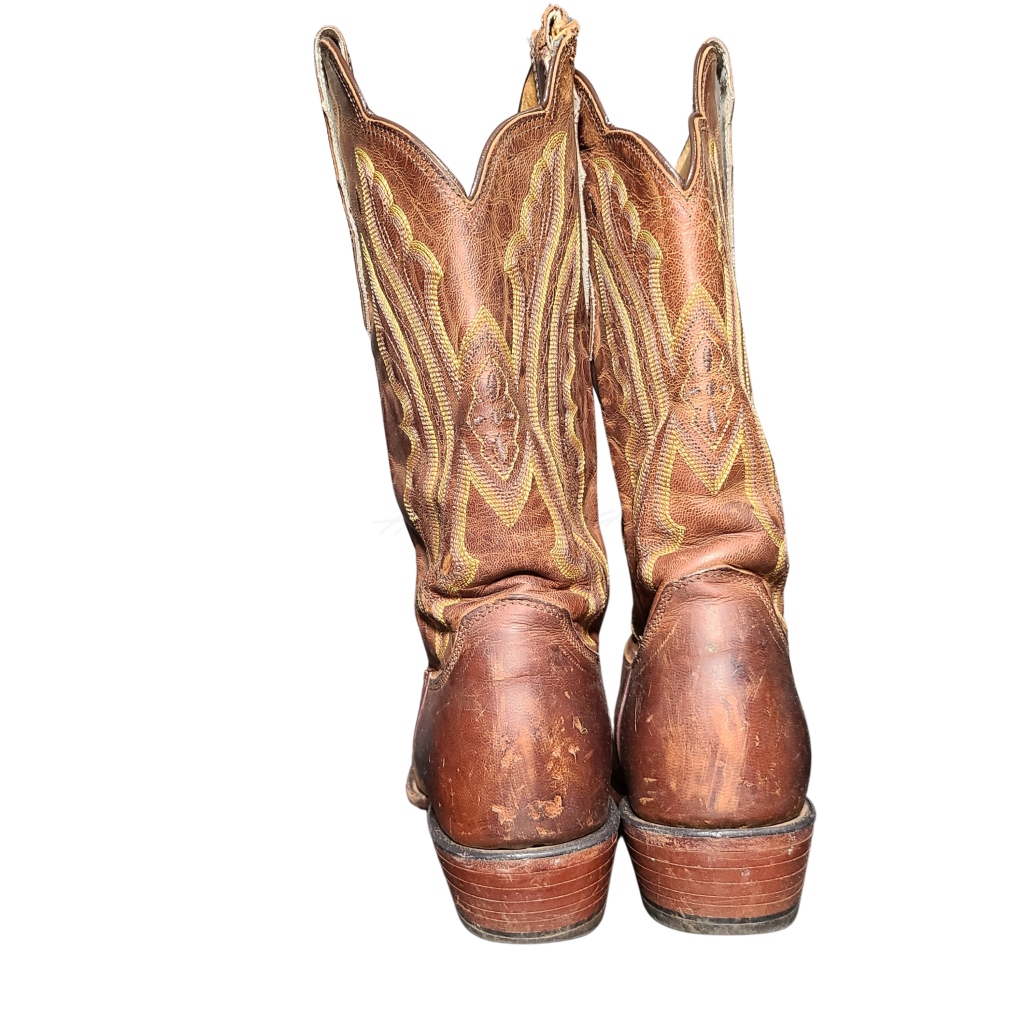 Justin Brown Vintage Western Boots Boot