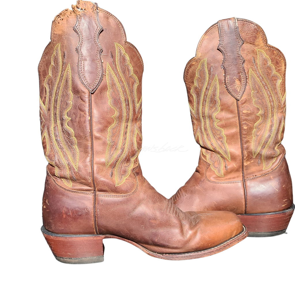 Justin Brown Vintage Western Boots Boot