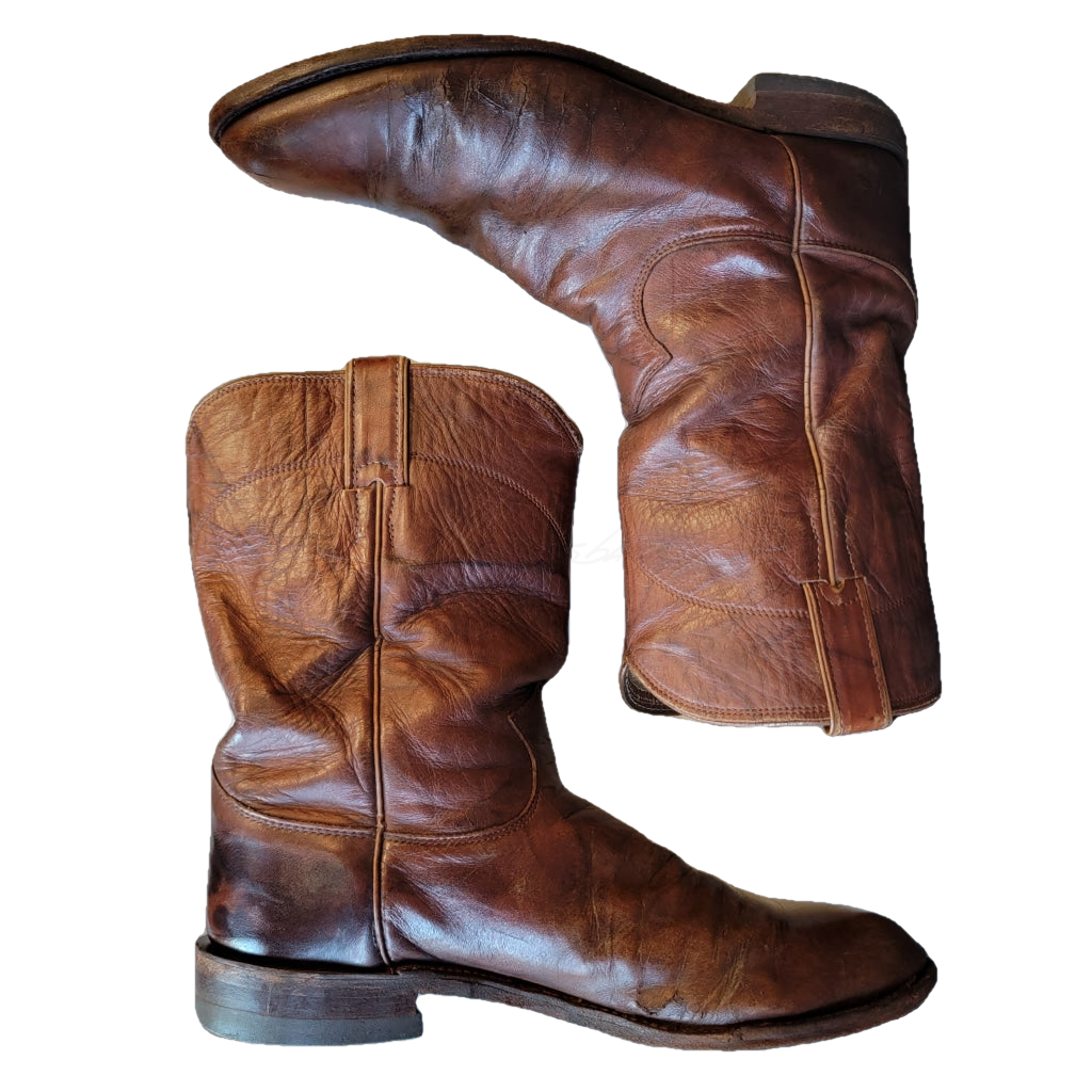 Sienna Brown Justin Roper Western Boots M 10 W 11.5 Harkensback
