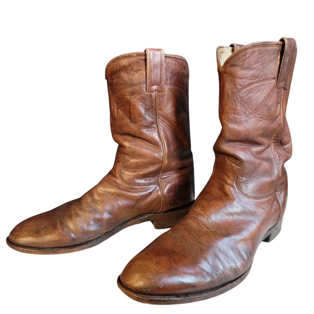 Sienna Brown Justin Western Boots - M 10 / W 11.5 Vintage Boot