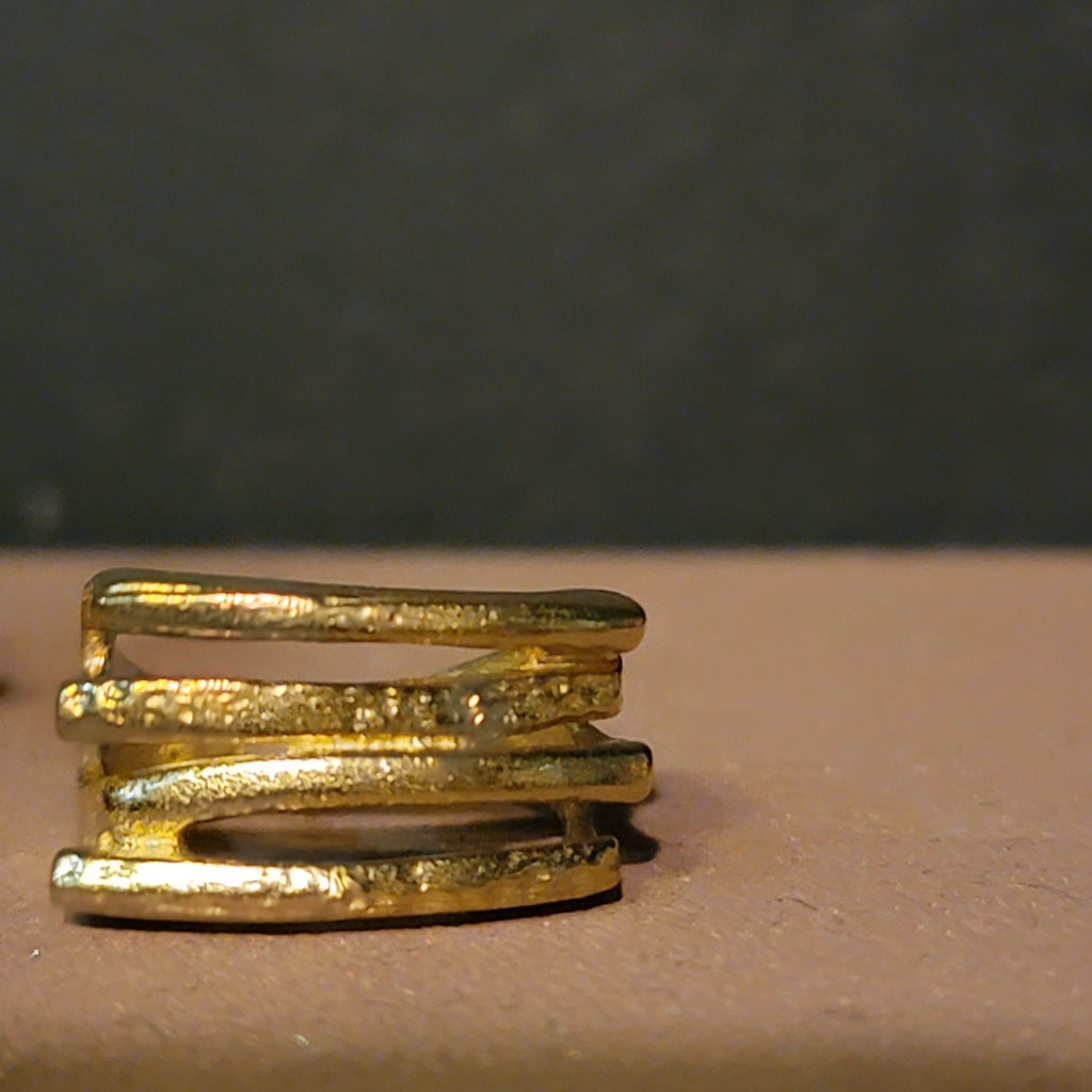 Stacked Style Open Brass Ring Jewelry