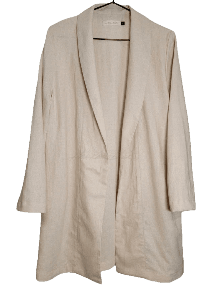Straight Blazer - Linen Rayon Apparel Jacket