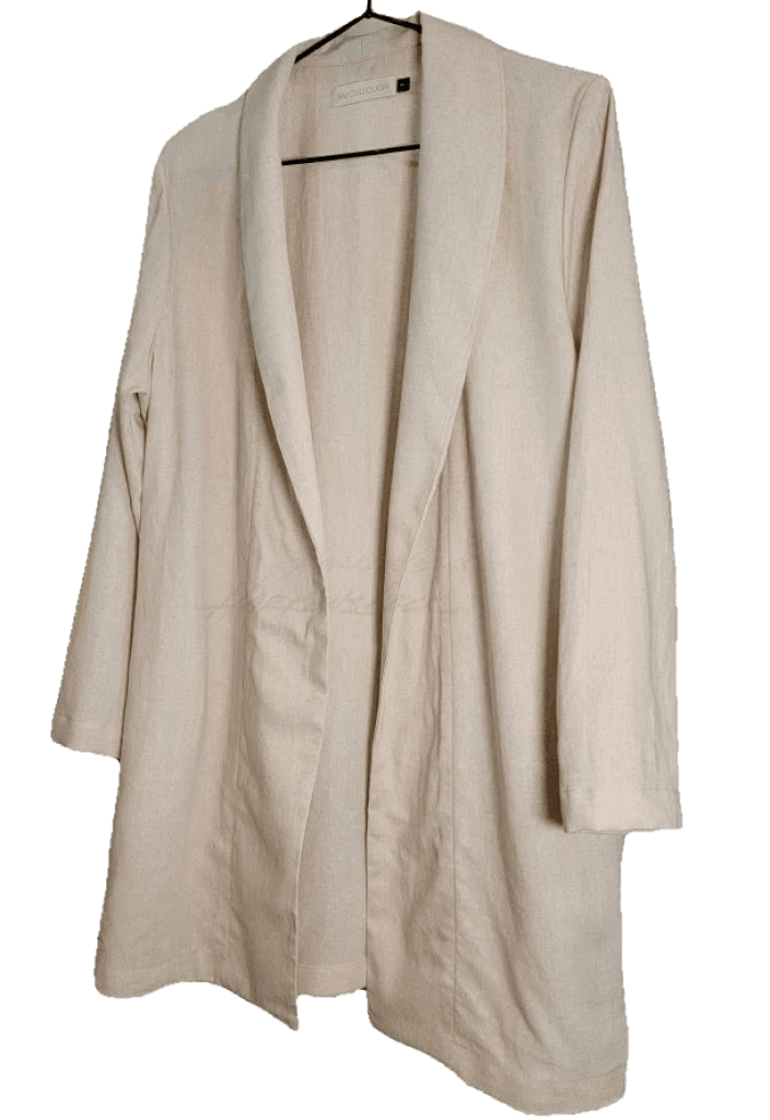 Straight Blazer - Linen Rayon Apparel Jacket