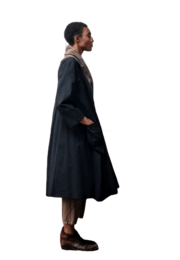 The Wimberly Oversized Caped Jacket - Linen Blend Apparel