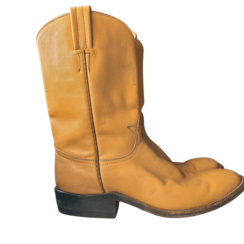 Tony Lama Tan Vintage Roper Boots Western Boot