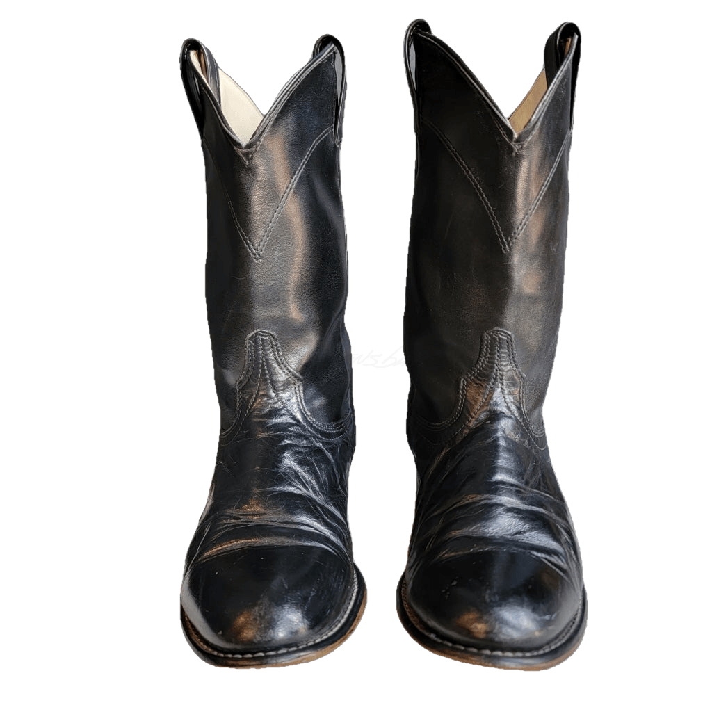 Vintage Black Laredo Western Roper Boots M 7.5 / W 9 Boot