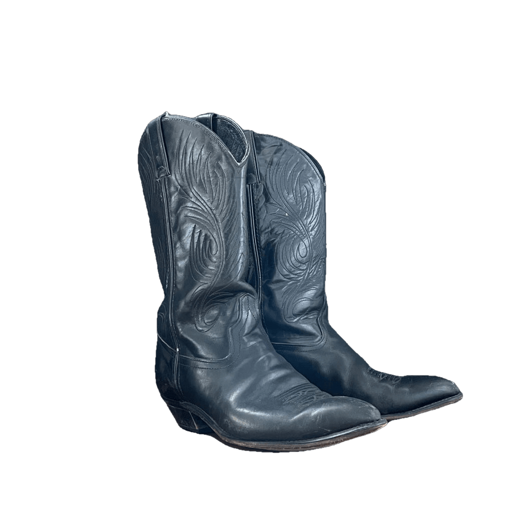 Vintage Code West Western Black Boots Boot