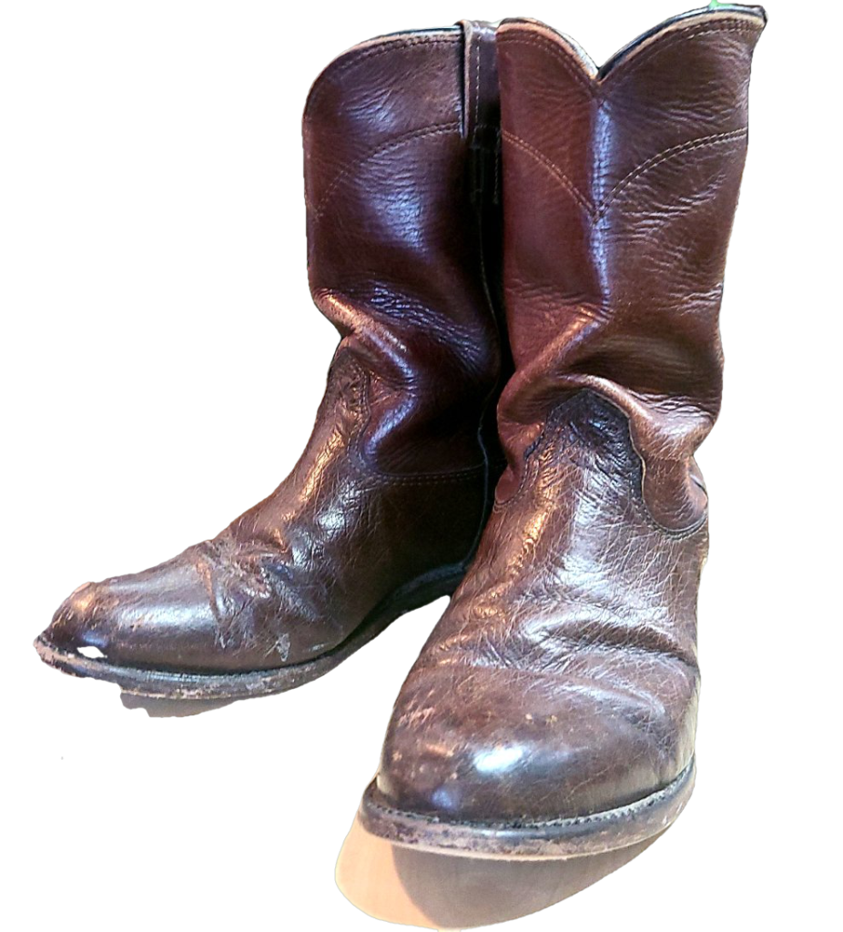 Vintage Boots - Larry Mahon Brown Roper Western Boot