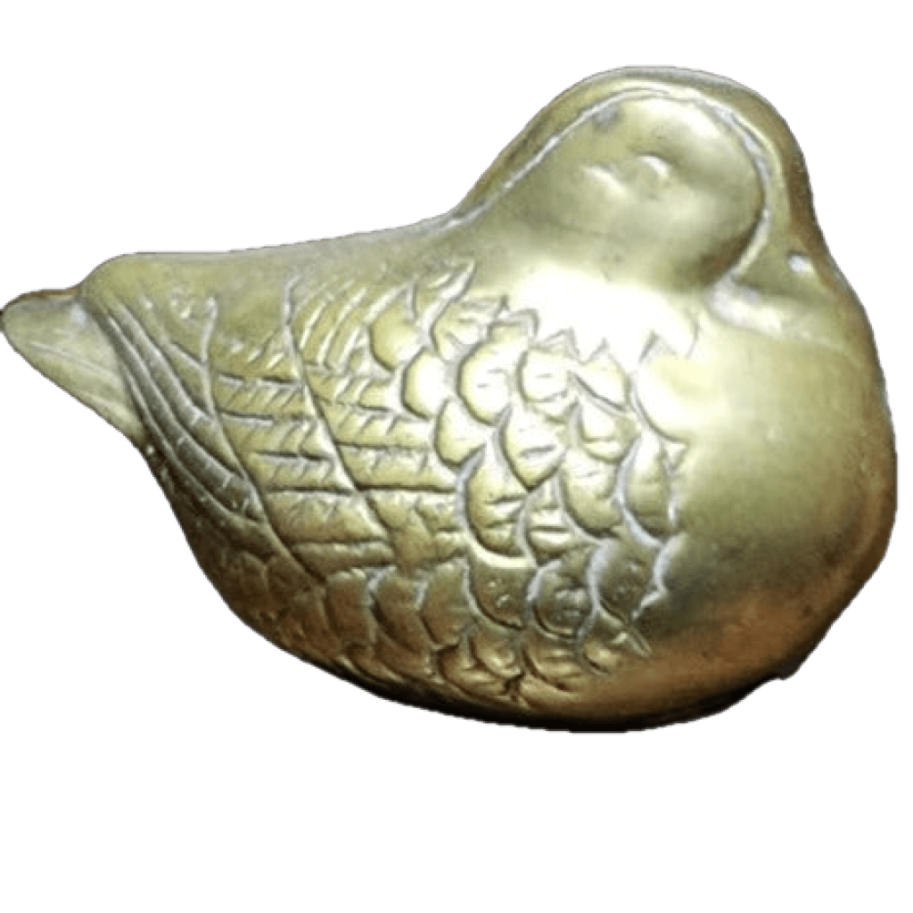 Brass Songbird Duck Vintage