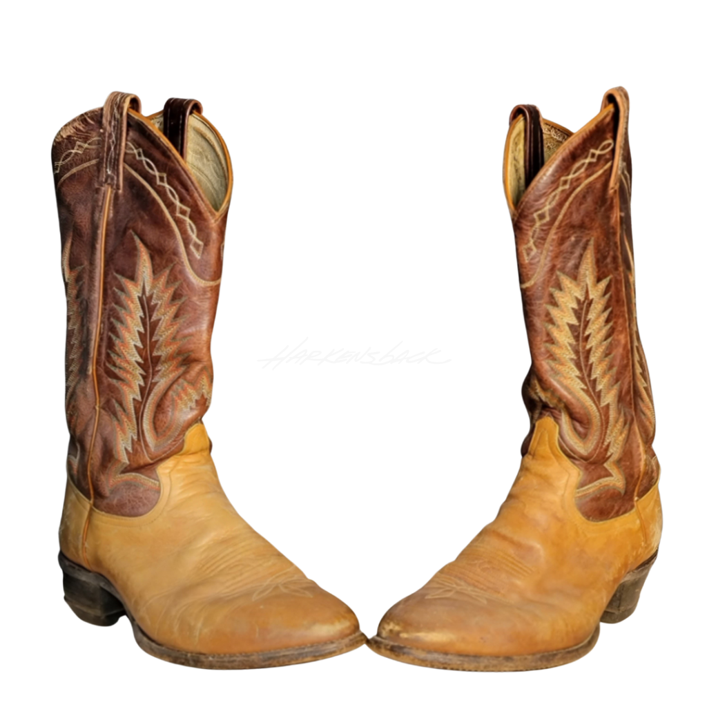 Vintage Brown Tony Lama Western Boots M 9.5 Boot