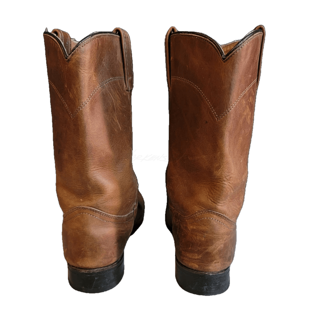 Vintage Cognac Brown Acme Western Boots W 9 Boot