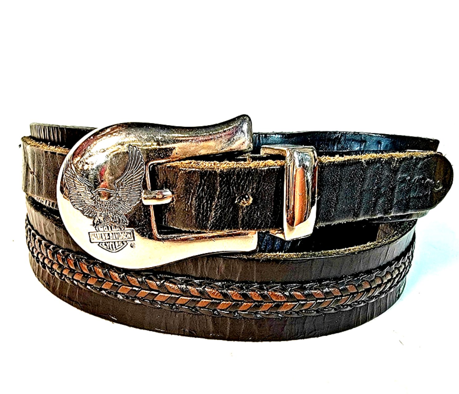 Vintage Harley Davidson Belt Western