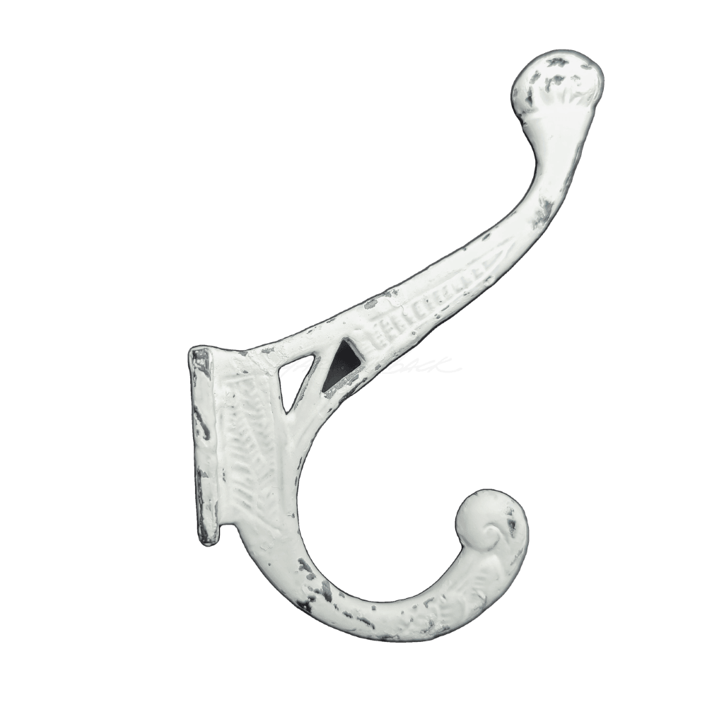 Vintage Style Rustic White Wall Hook Hardware