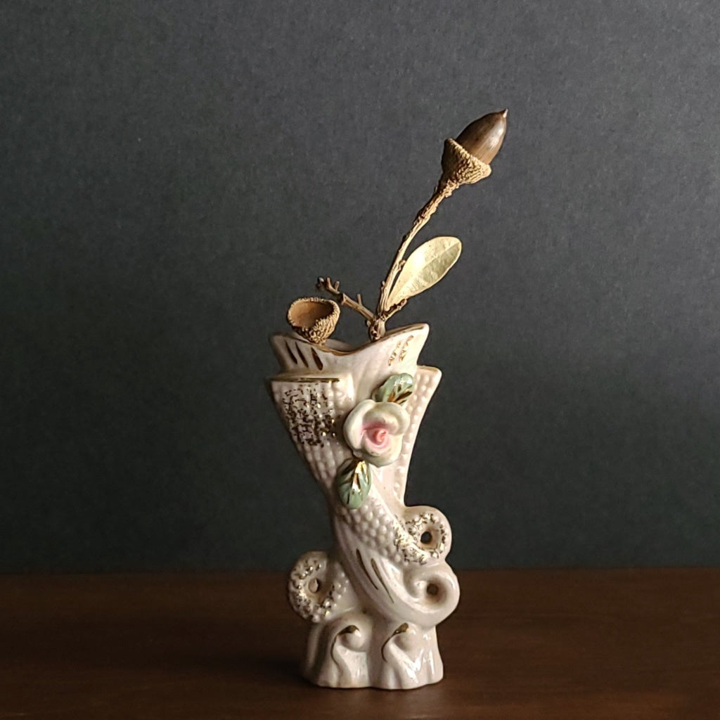 Vintage Tiny Floral Bud Vase
