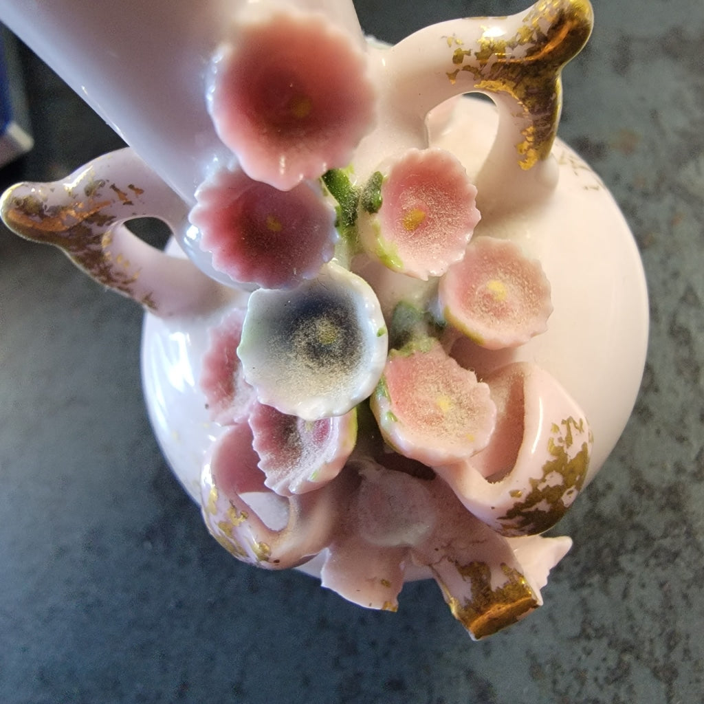 Vintage Tiny Vase - Floral Lefton