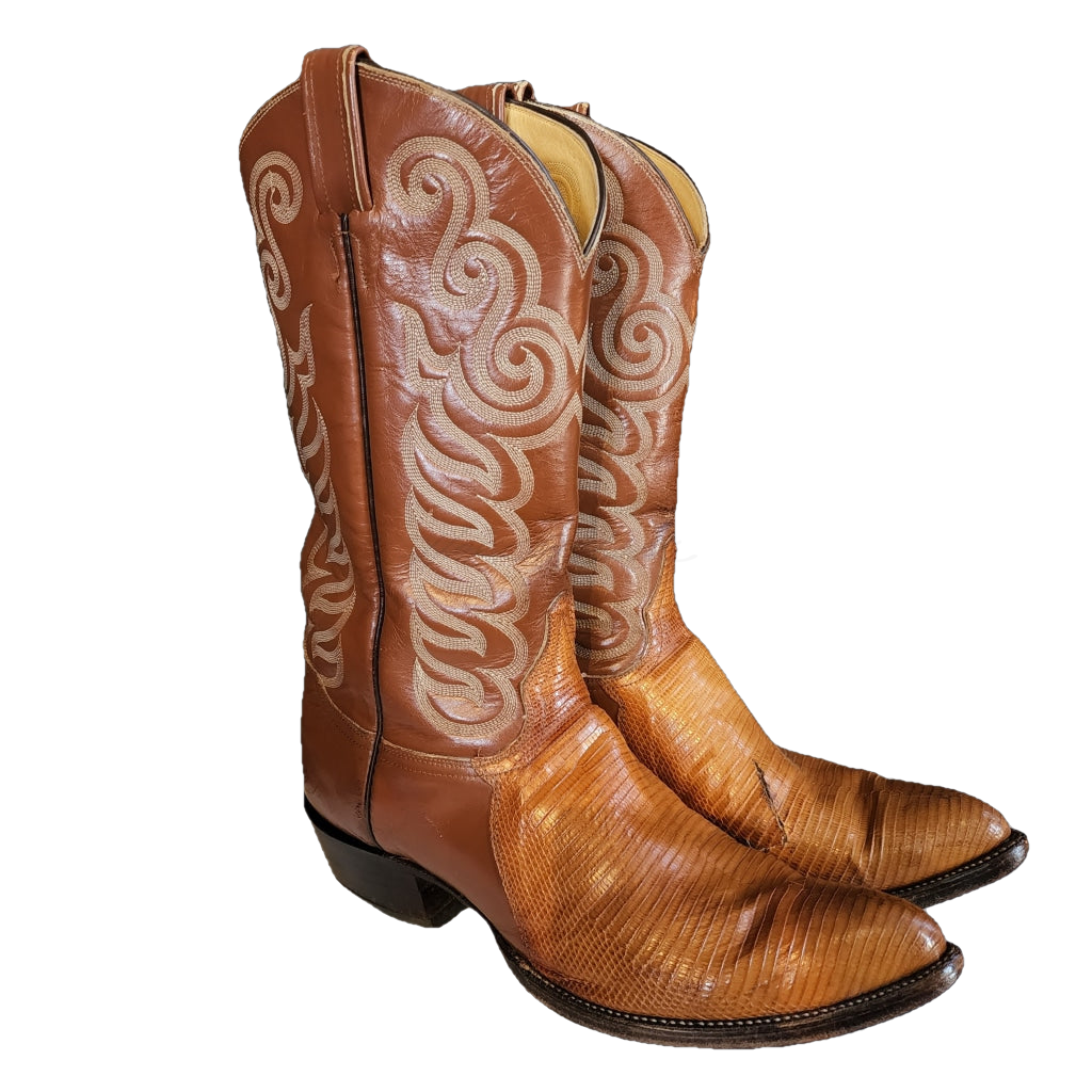 Tony lama lizard boots clearance