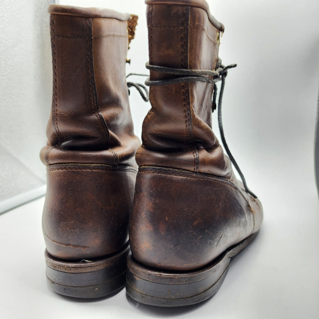 Vintage Western Boots - Justin Brown Roper Kiltie W 7 M 5.5 Boot