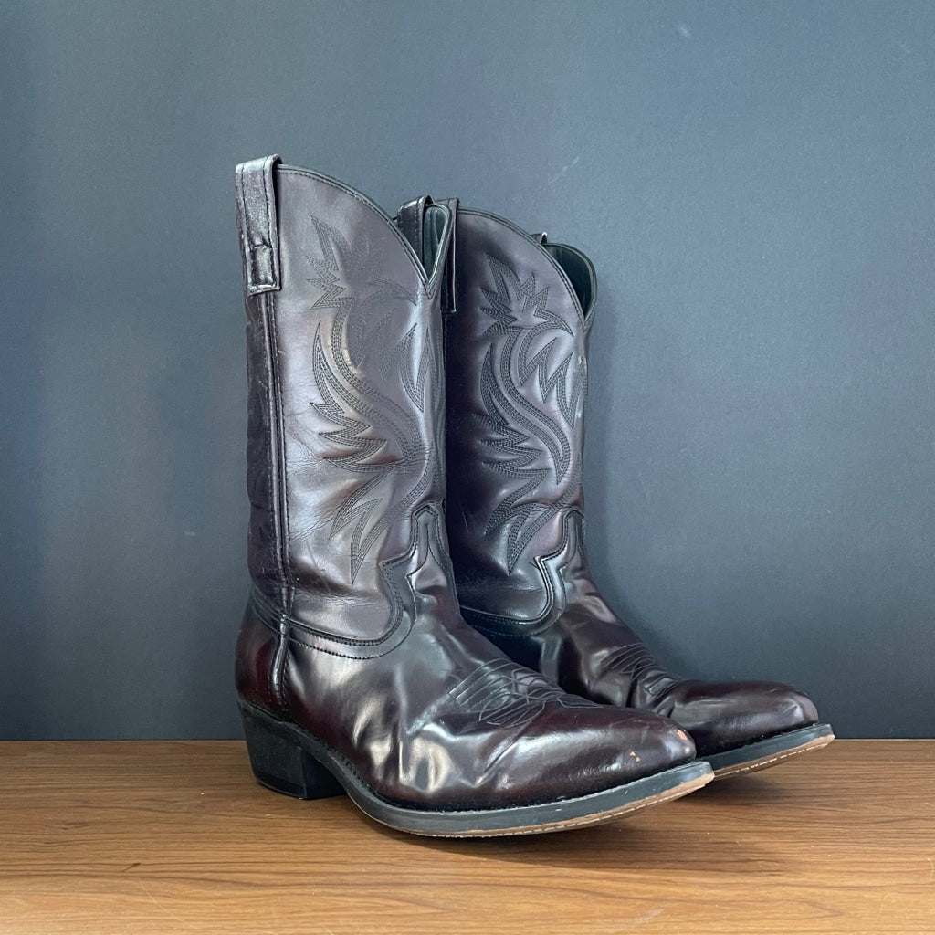 black vintage Cowboy Western Boots for sale