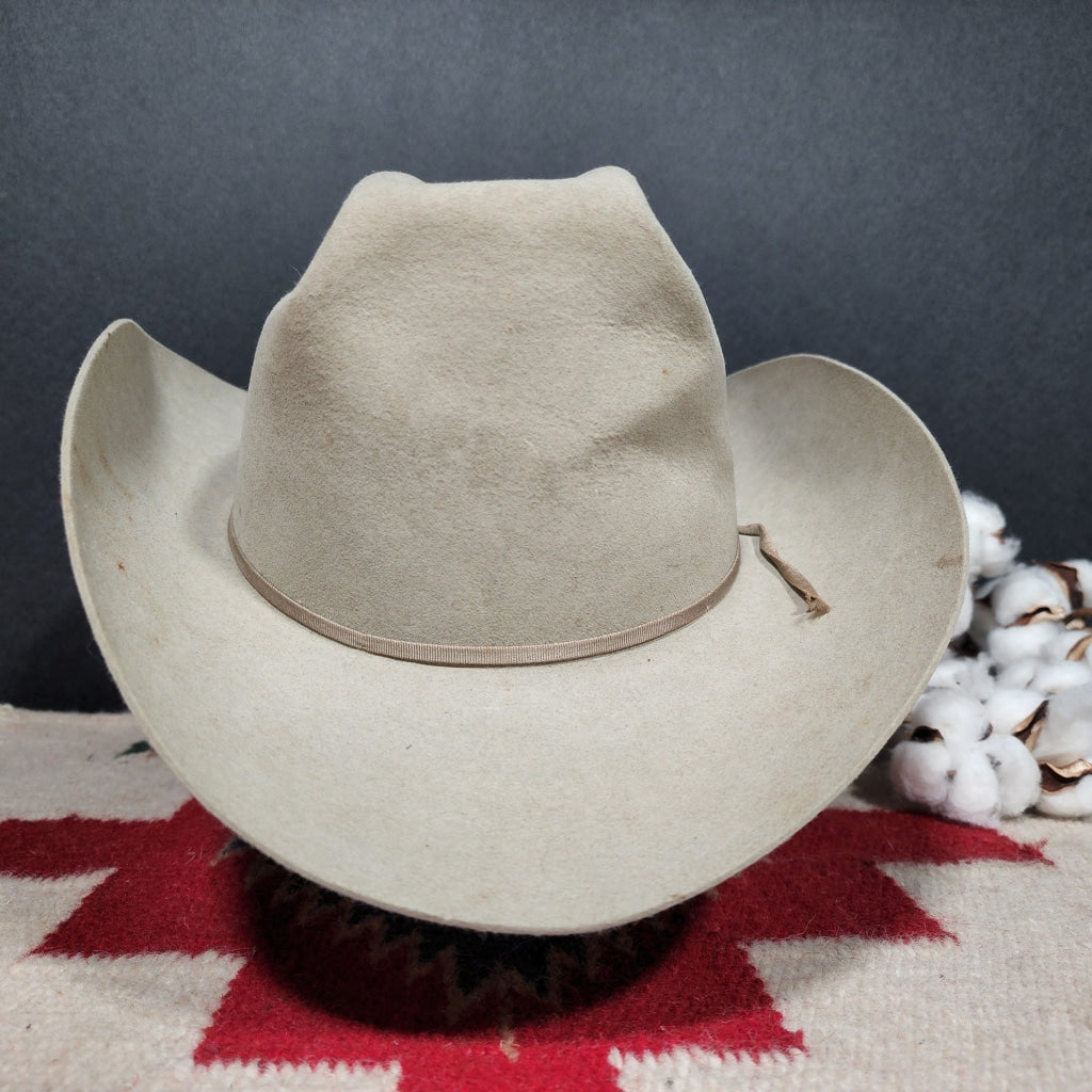 Wh11 Western Hats - Brand Silver Sand 7 1/4 Vintage Hat