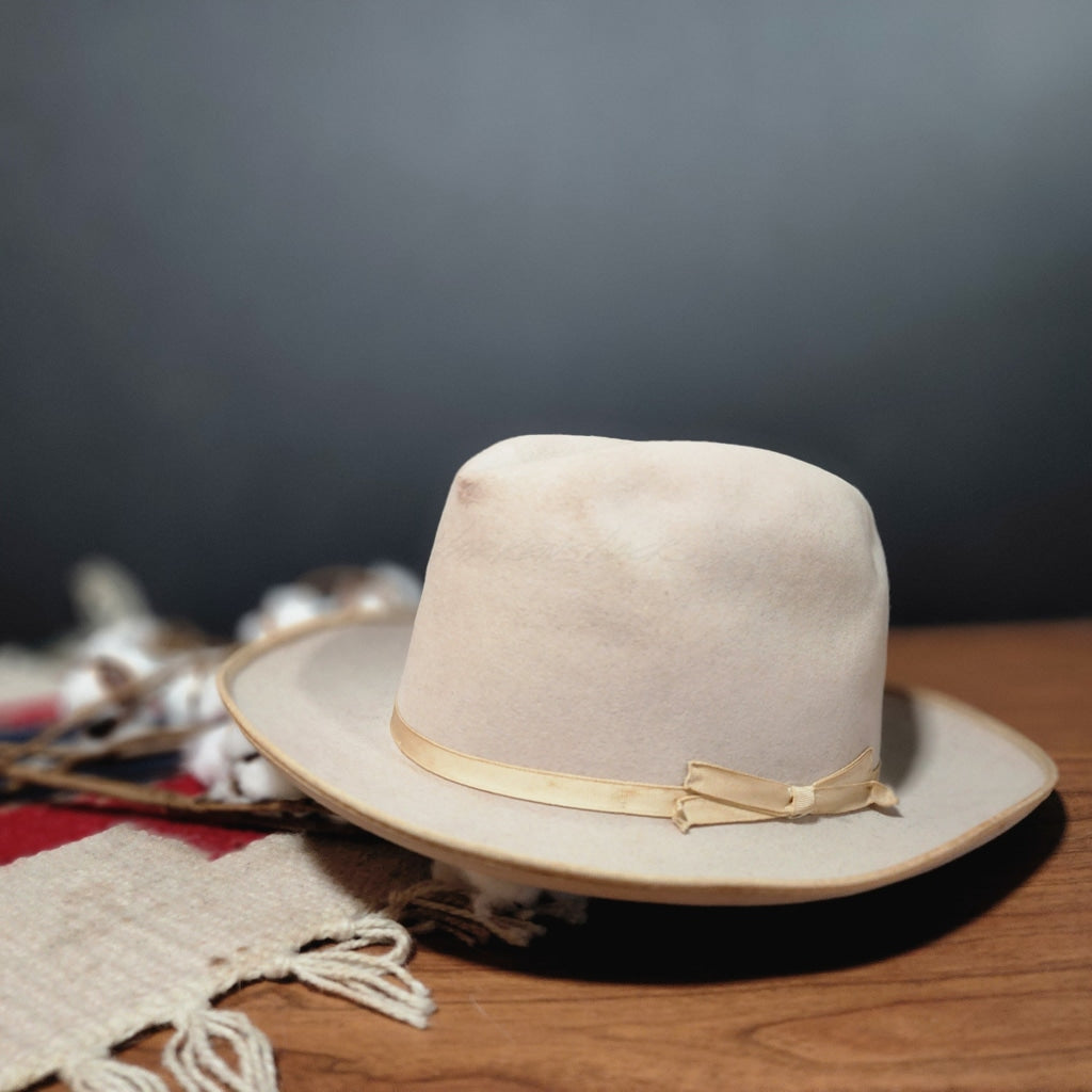Western Hats - Stetson Open Road Bone 6 7/8 Vintage Hat