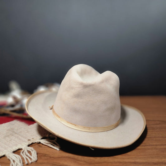 Western Hats - Stetson Open Road Bone 6 7/8 Vintage Hat