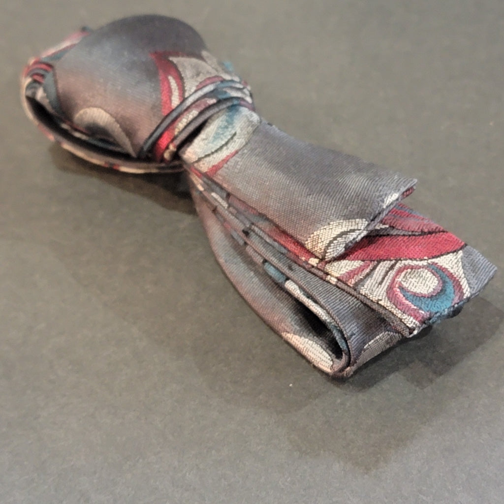 Western Neck Tie - Created From Vintage Silk Ties