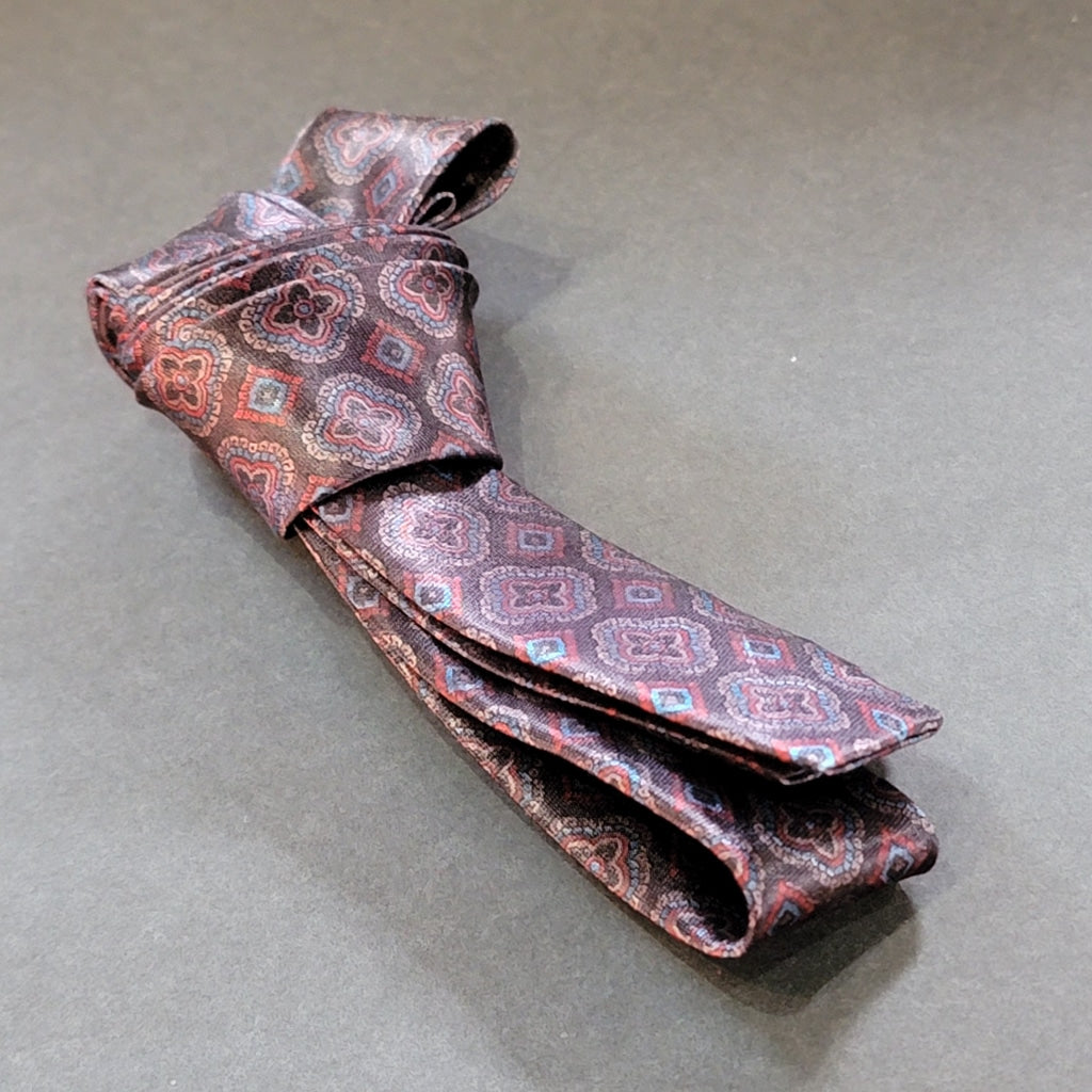 Western Neck Tie - Created From Vintage Silk Ties