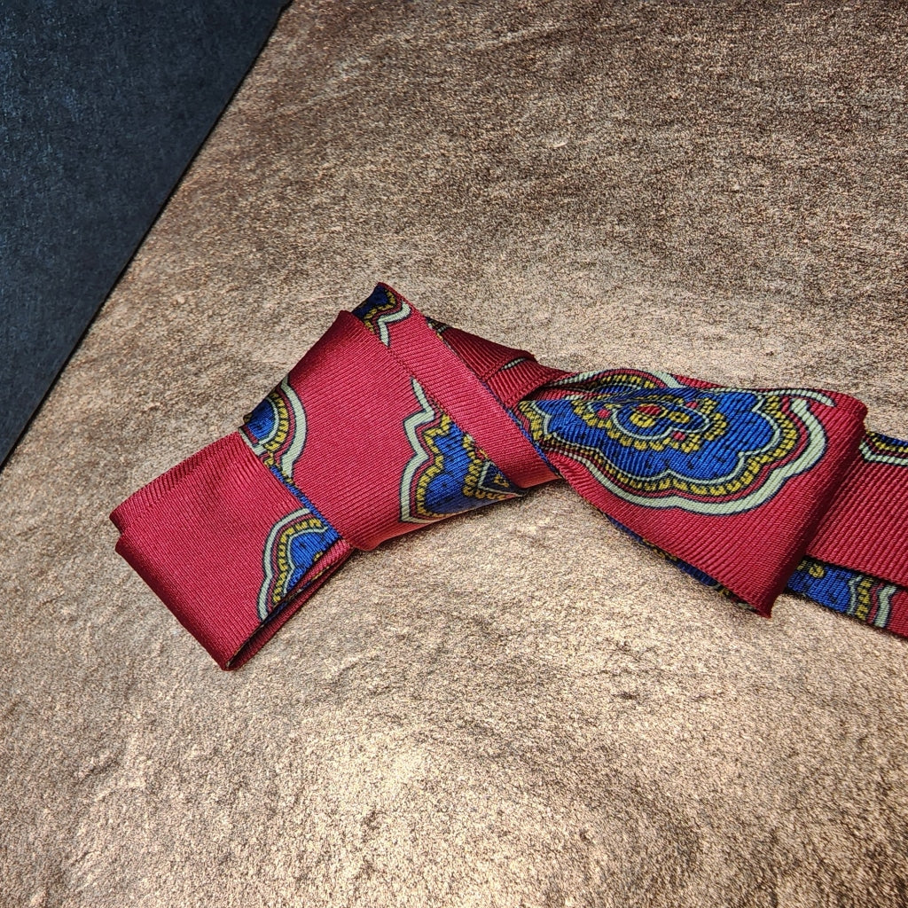 Western Neck Tie - Created From Vintage Silk Ties C